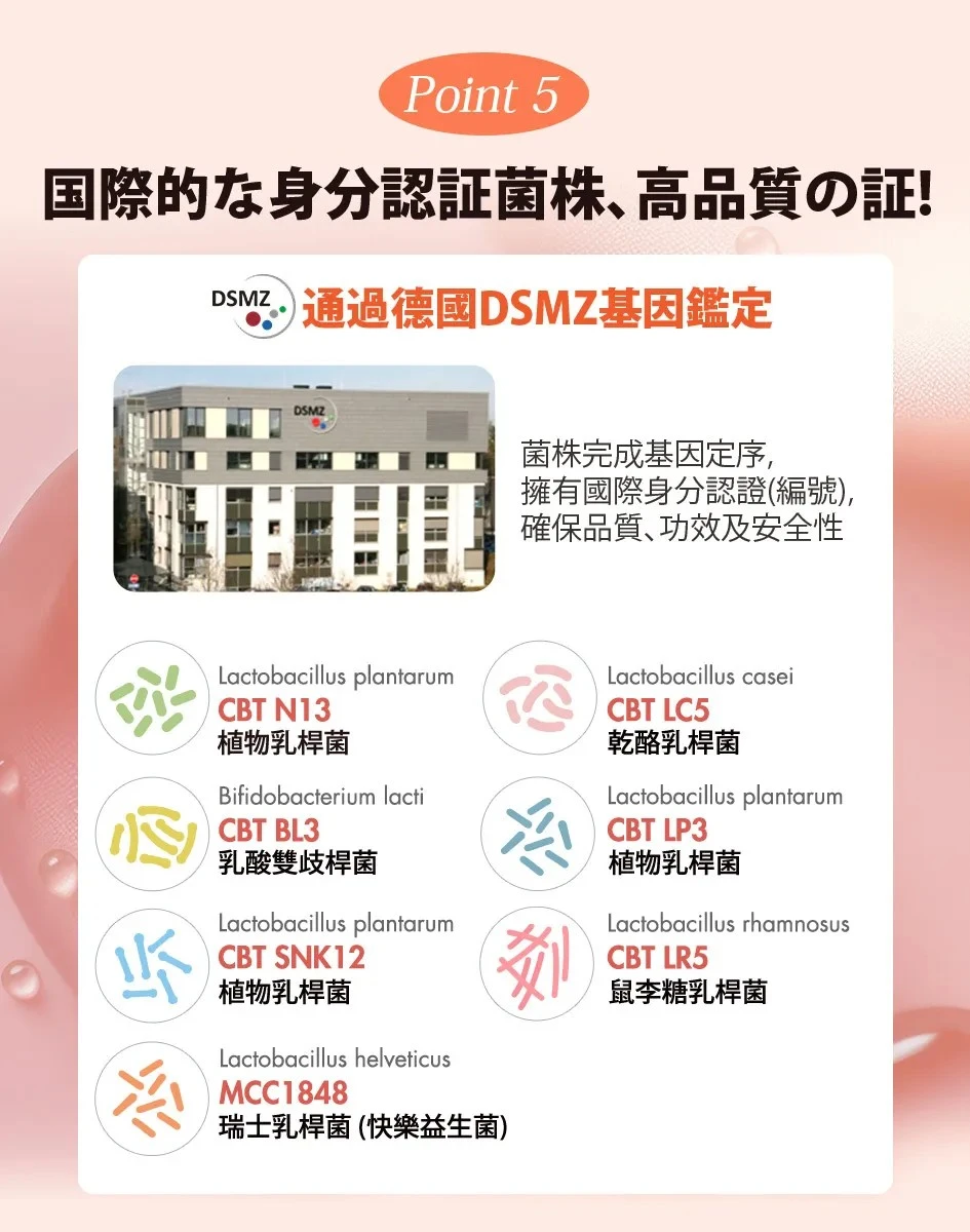 市售最高菌數，船井2000億益生菌