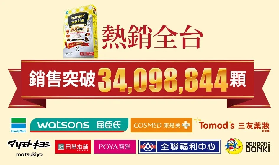 食事對策熱銷,並在多個線下通路買得到